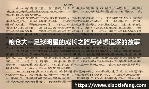 粮仓大一足球明星的成长之路与梦想追逐的故事